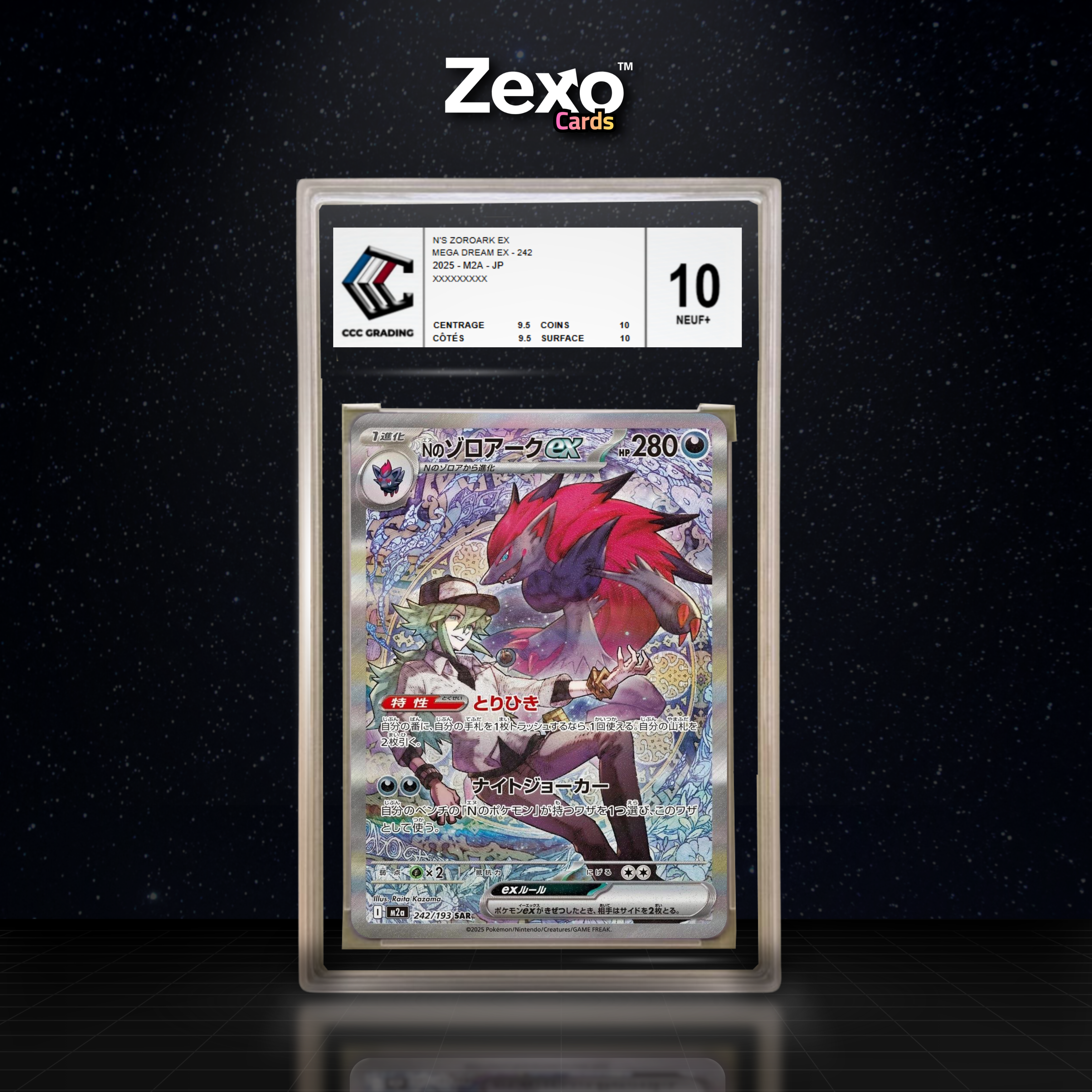ZOROARK DE N EX 242/193 - CCC 10 - M2A - POKEMON JP 2026