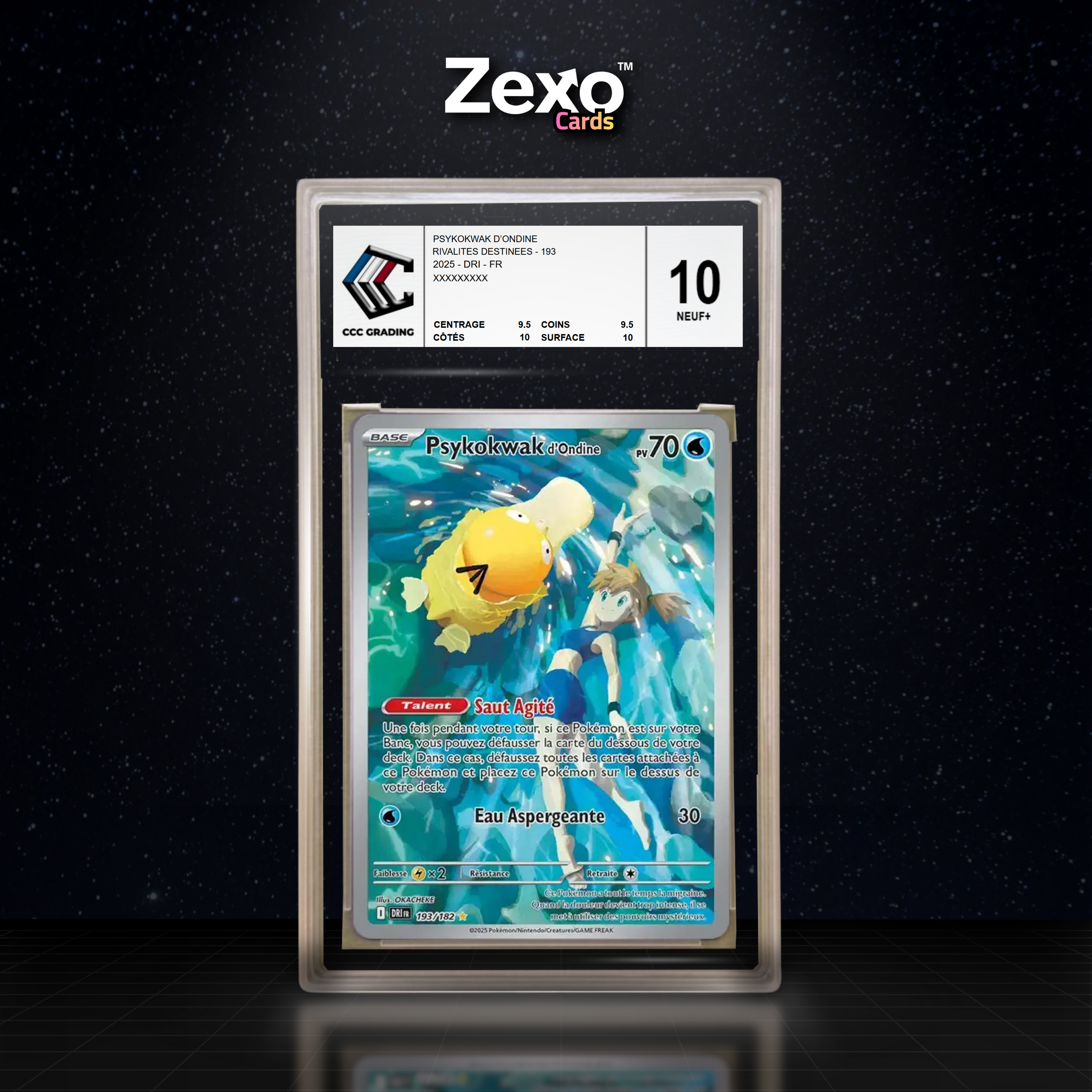 PSYKOKWAK D'ONDINE 193/182 - CCC 10 - DRI/EV10 - POKEMON FR 2025