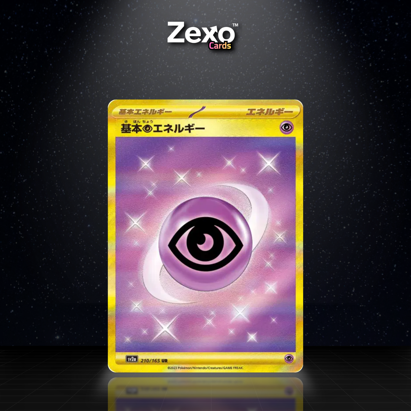 ÉNERGIE PSY - 210/165 - UR - SV2A - POKEMON JAP