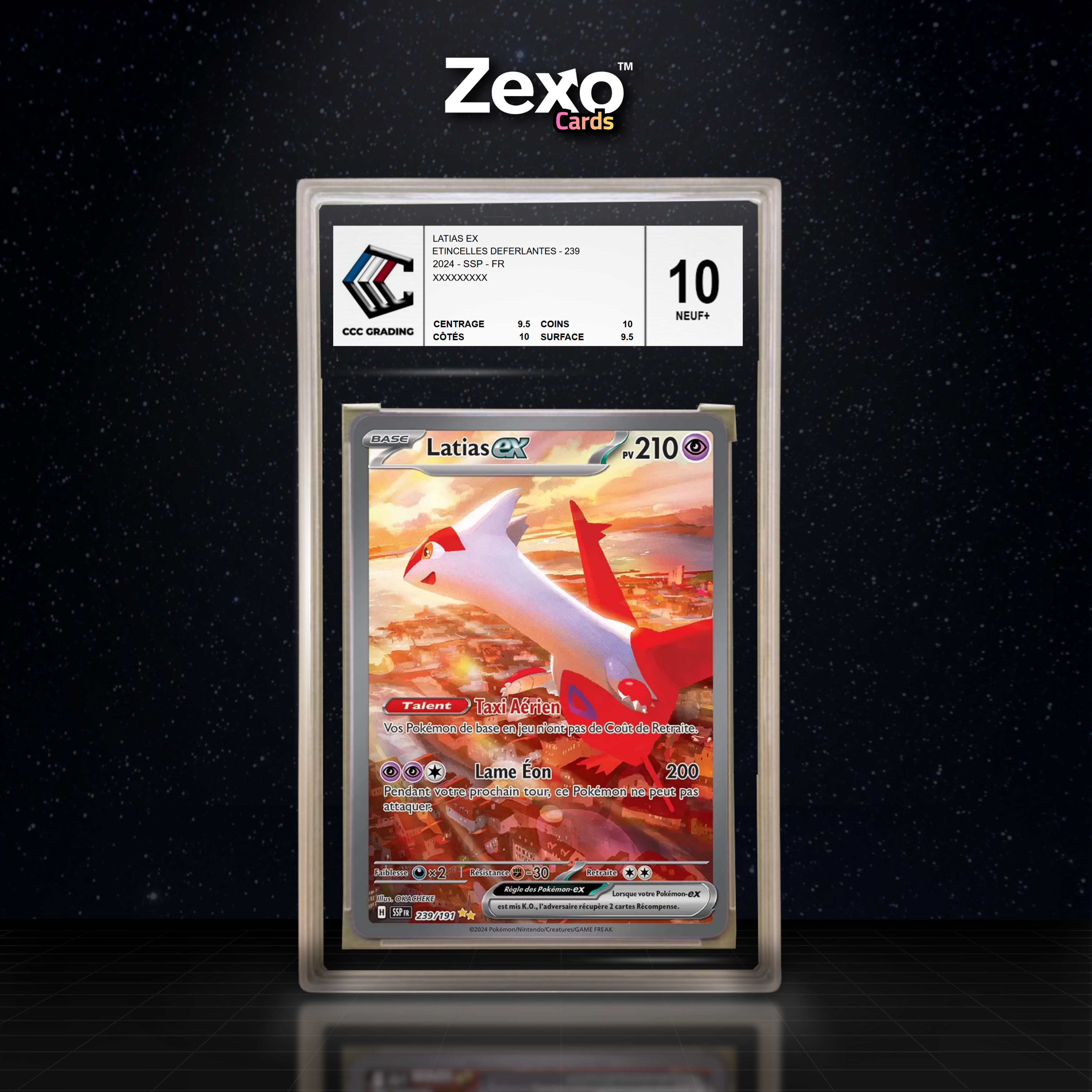 LATIAS EX 239/191 - CCC 10 - SSP/EV8 - POKEMON FR 2024