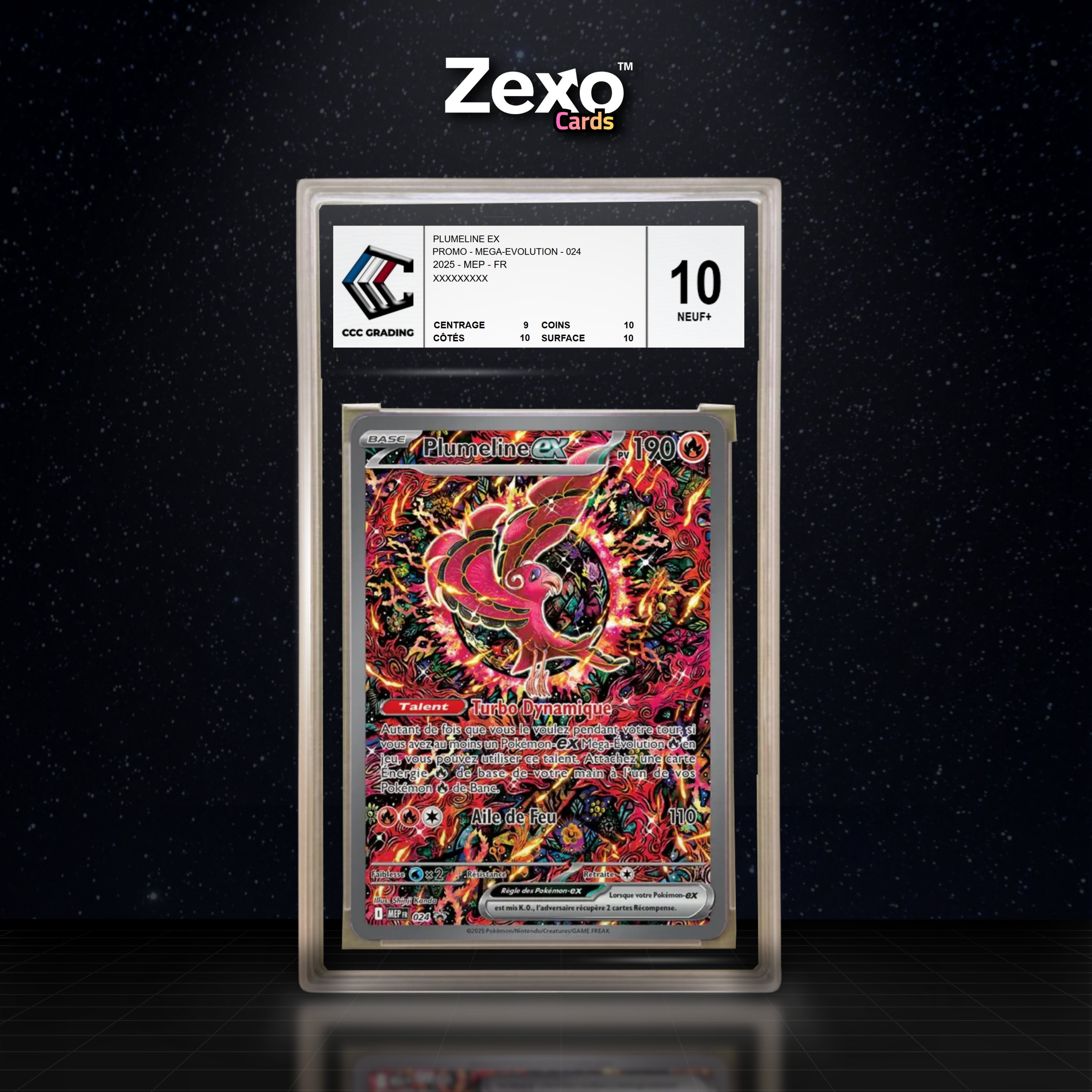 PLUMELINE EX 024 - CCC 10 - MEP/PROMO - POKEMON FR 2025