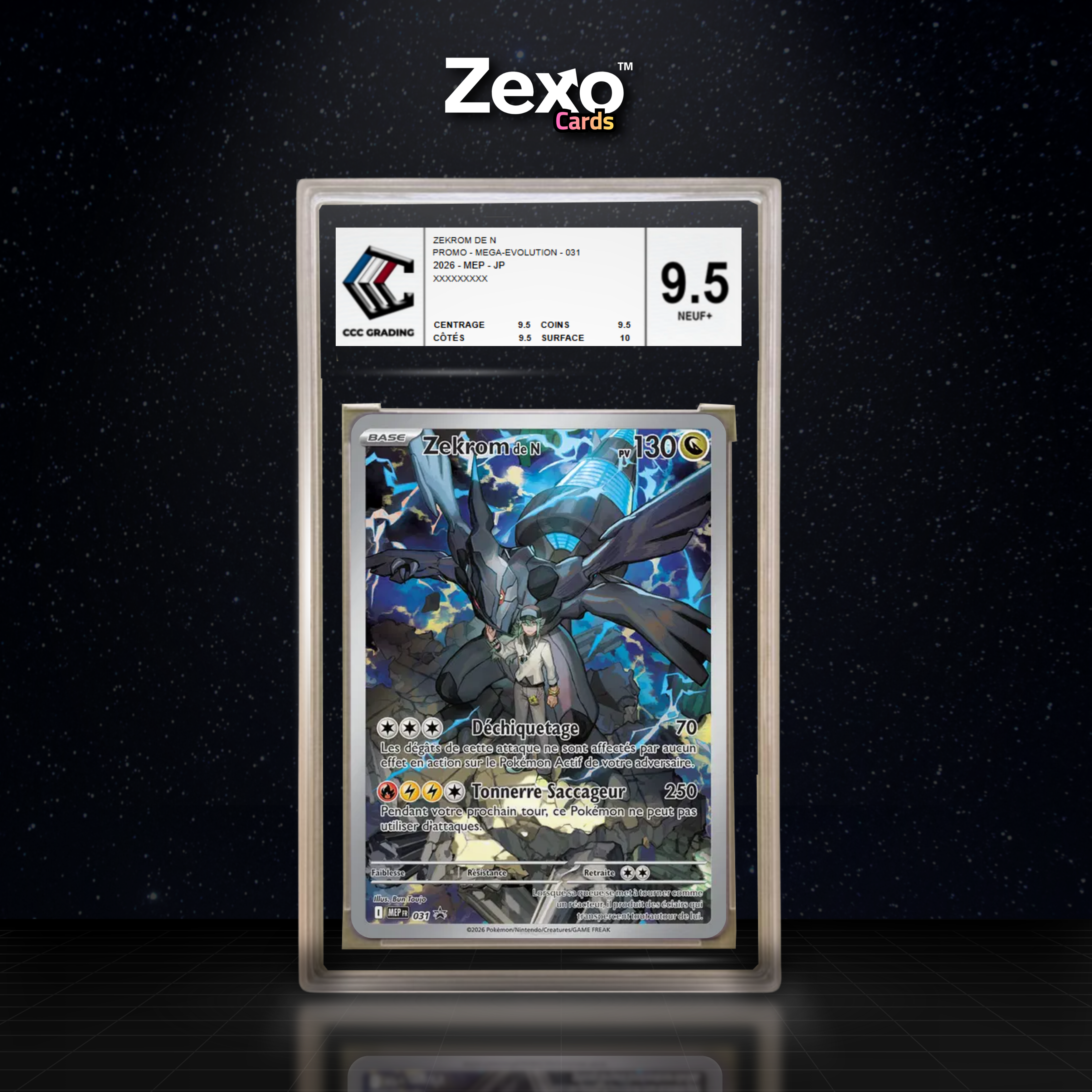 ZEKROM 031 - CCC 9.5 - MEP/PROMO - POKEMON FR 2026