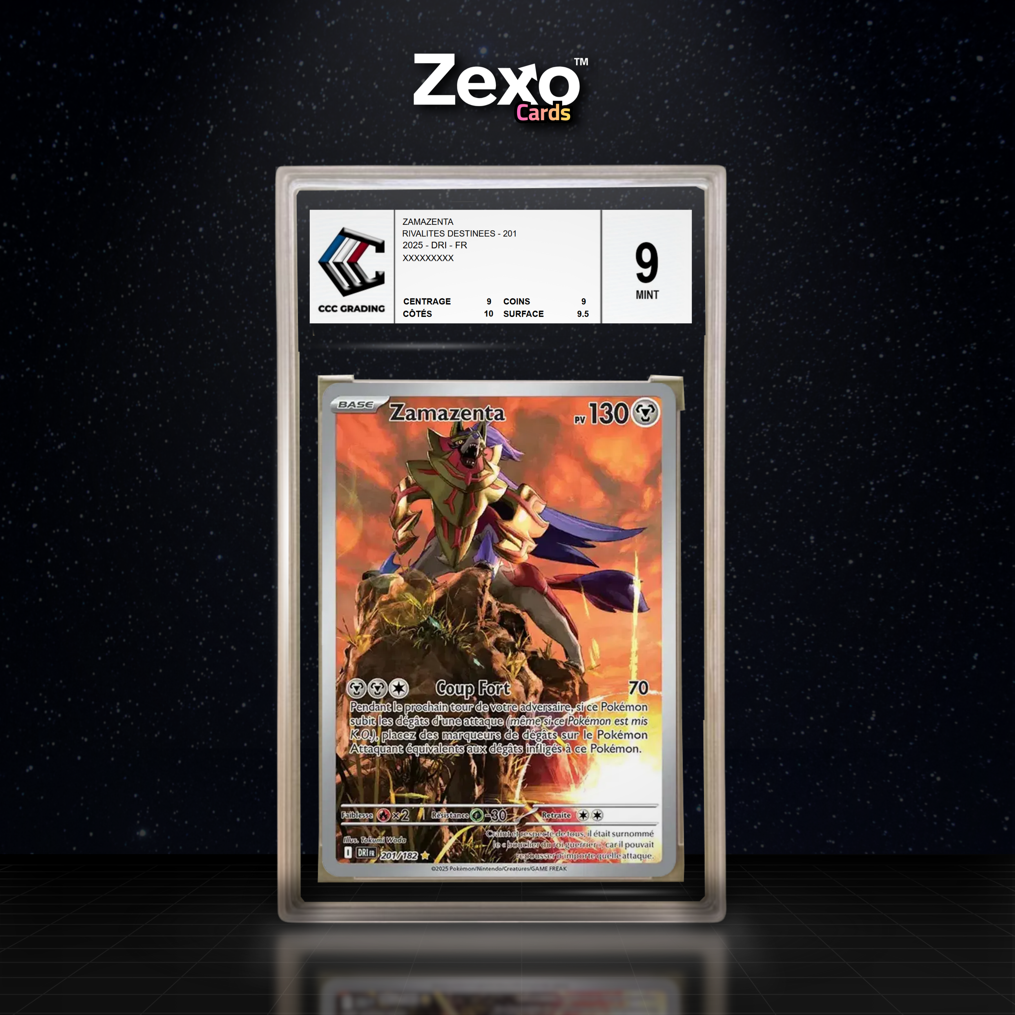 ZAMAZENTA 201/182 - CCC 9 - DRI/EV10 - POKEMON FR 2025