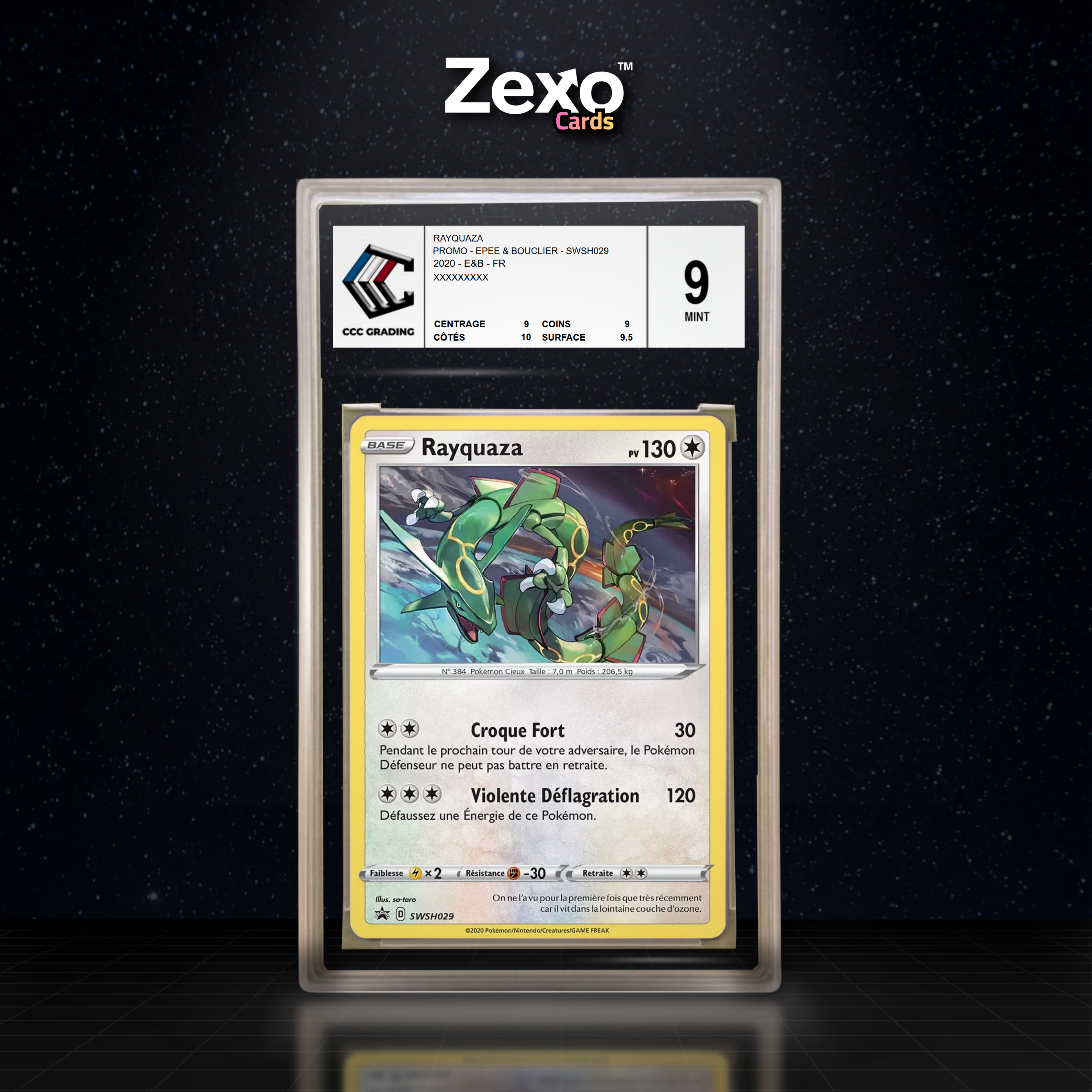 RAYQUAZA SWSH029 - CCC 9 - E&B/PROMO - POKEMON FR 2020
