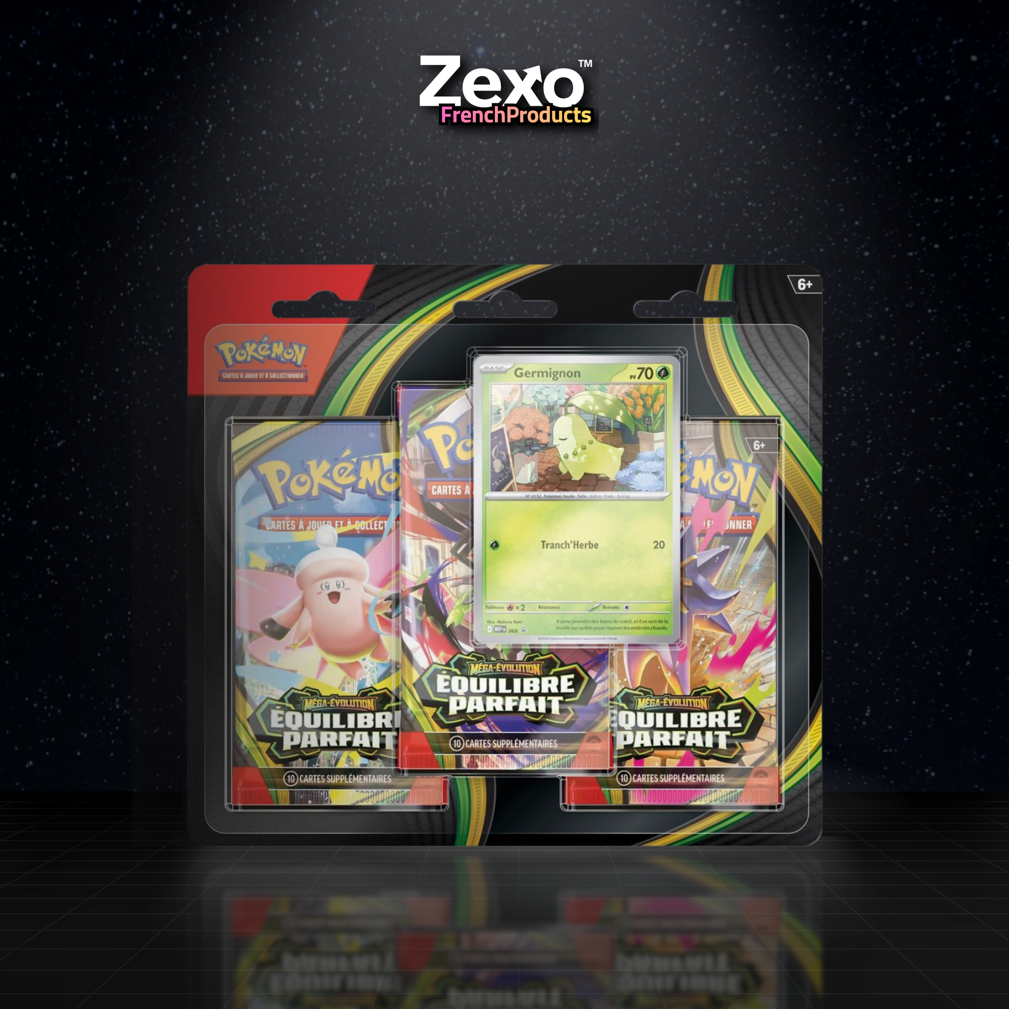 Tripack Équilibre Parfait - ME03 Pokémon FR