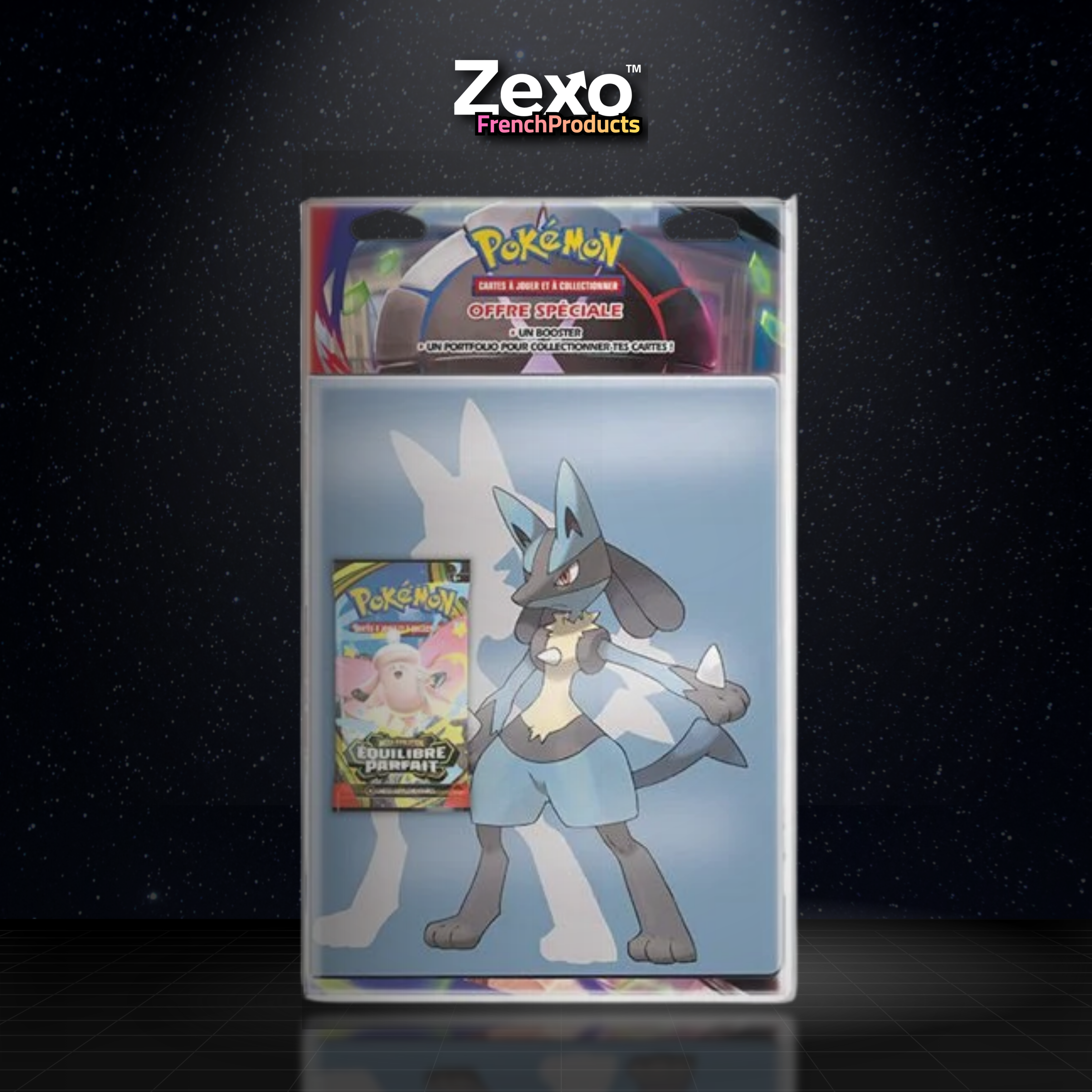 Pack Cahier range-cartes + Booster Équilibre Parfait - ME03 Pokémon FR