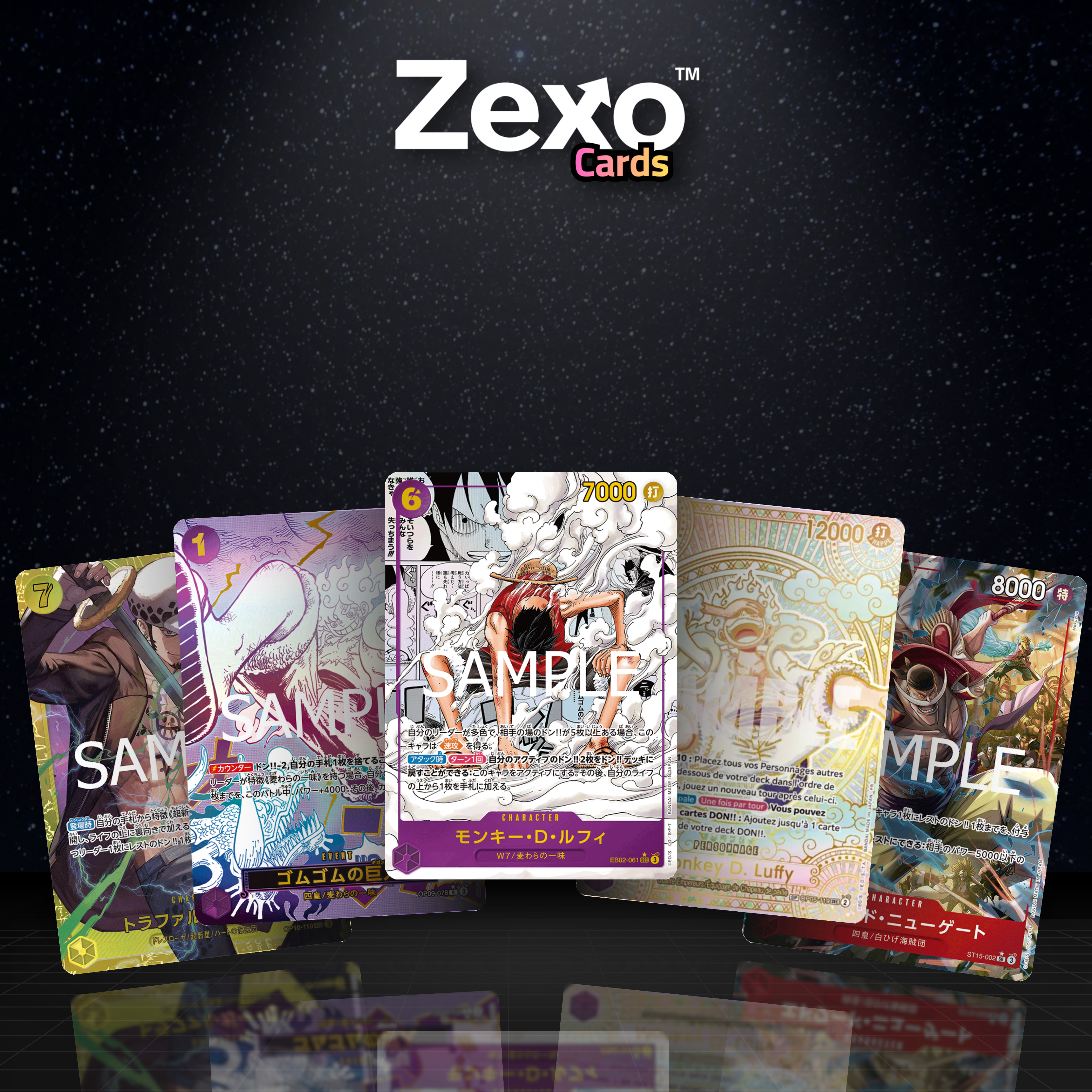 Cartes One Piece Japonaises