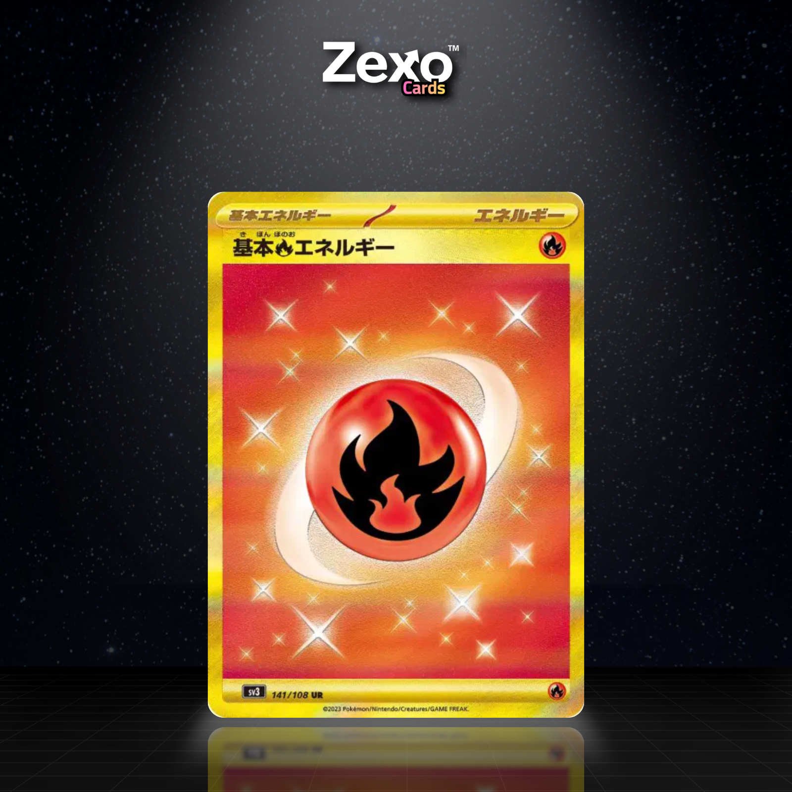 ÉNERGIE FEU - 141/108 - UR - SV3 - POKEMON JAP