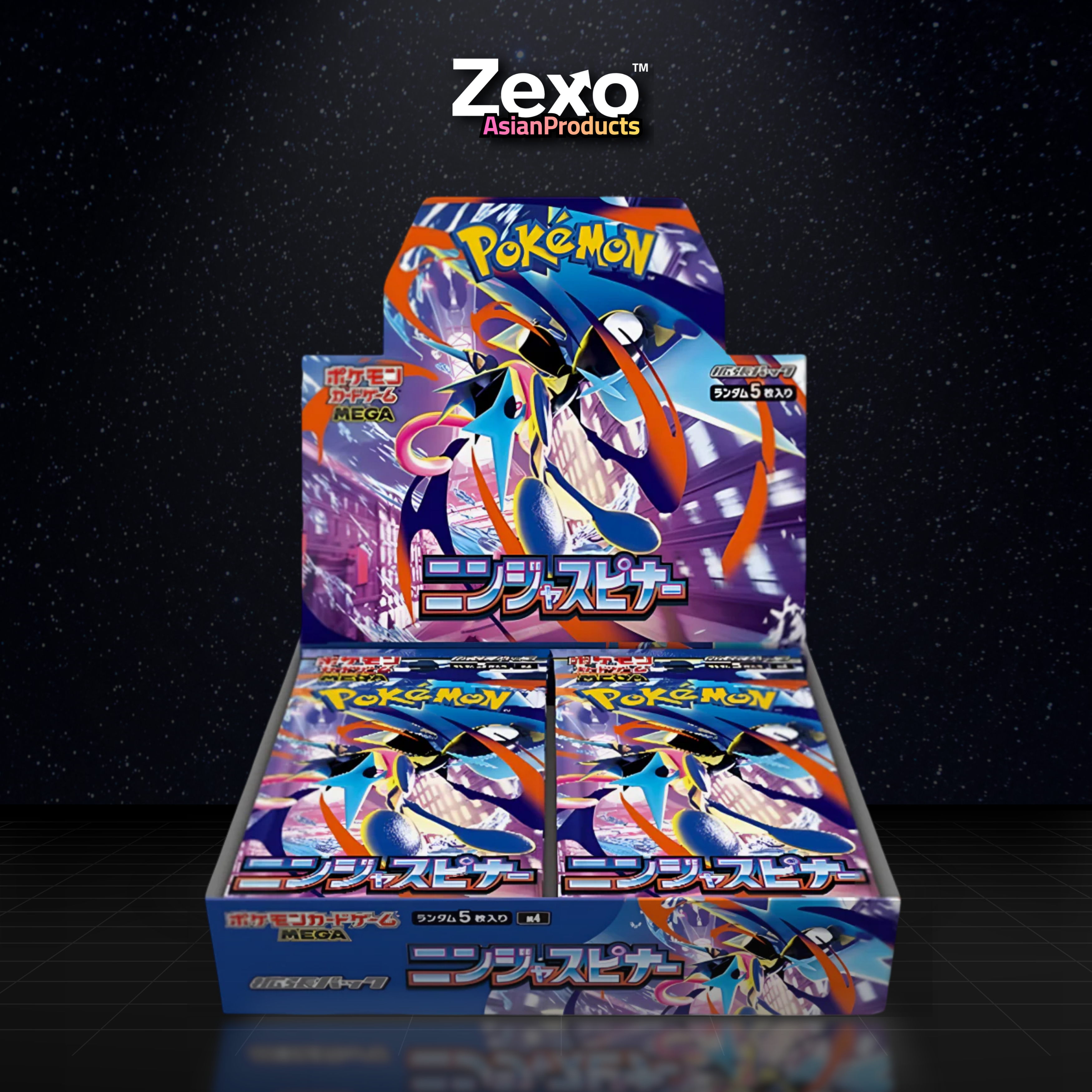 Display NINJA SPINNER - M4 - POKEMON JAP