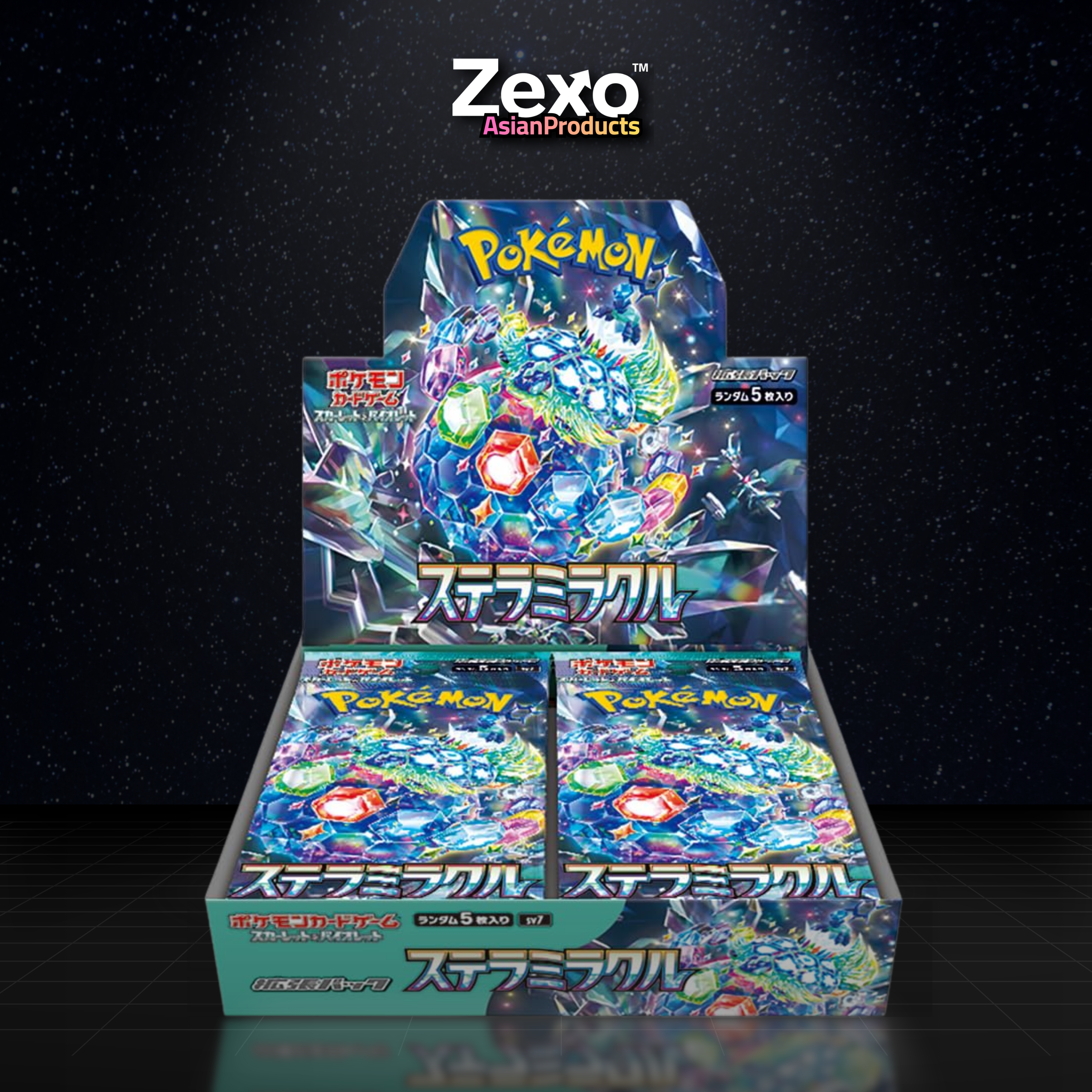 Display STELLAR MIRACLE - SV7 Pokemon JAP