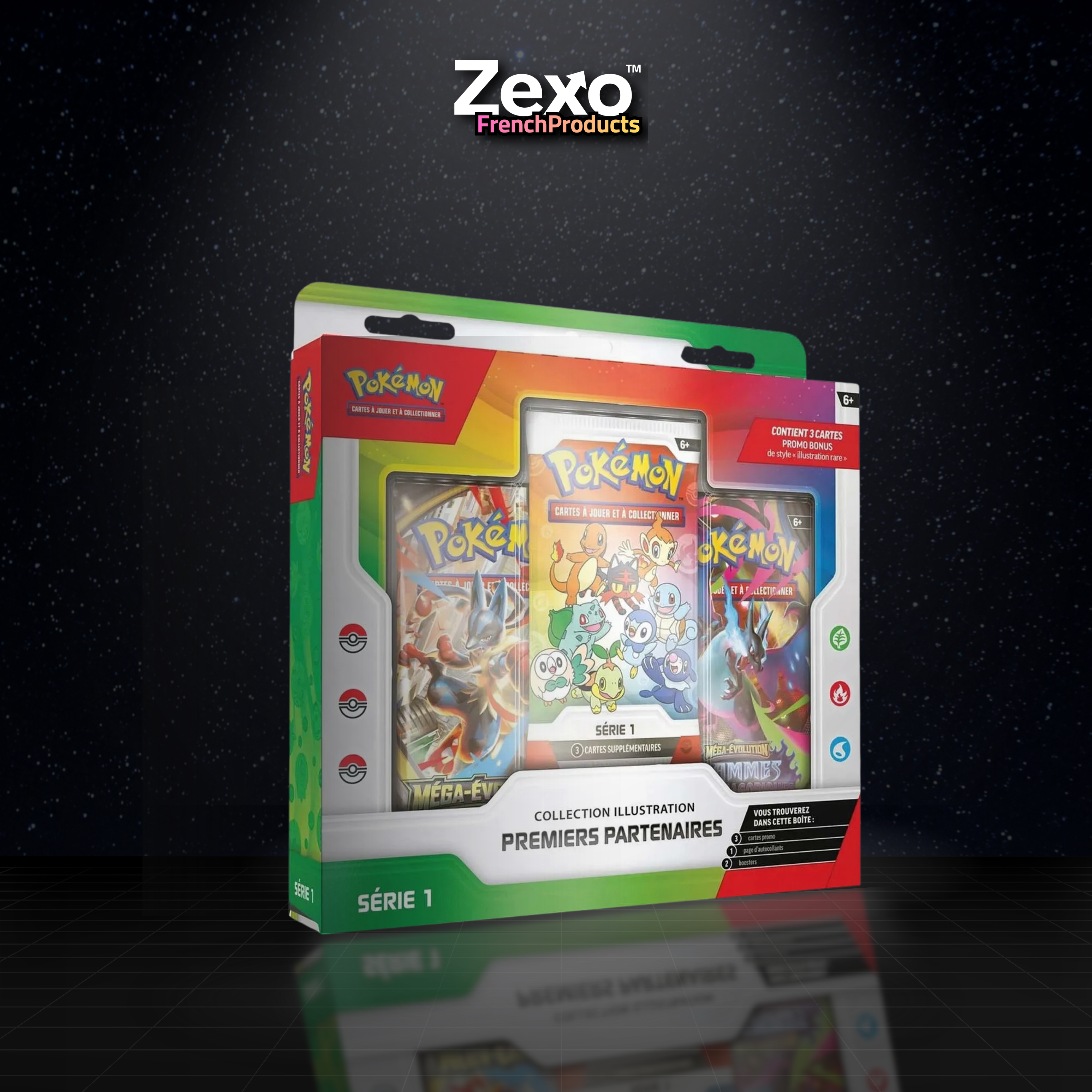 Coffret Collection Illustration Premiers Partenaires - Serie 1 - Pokemon FR